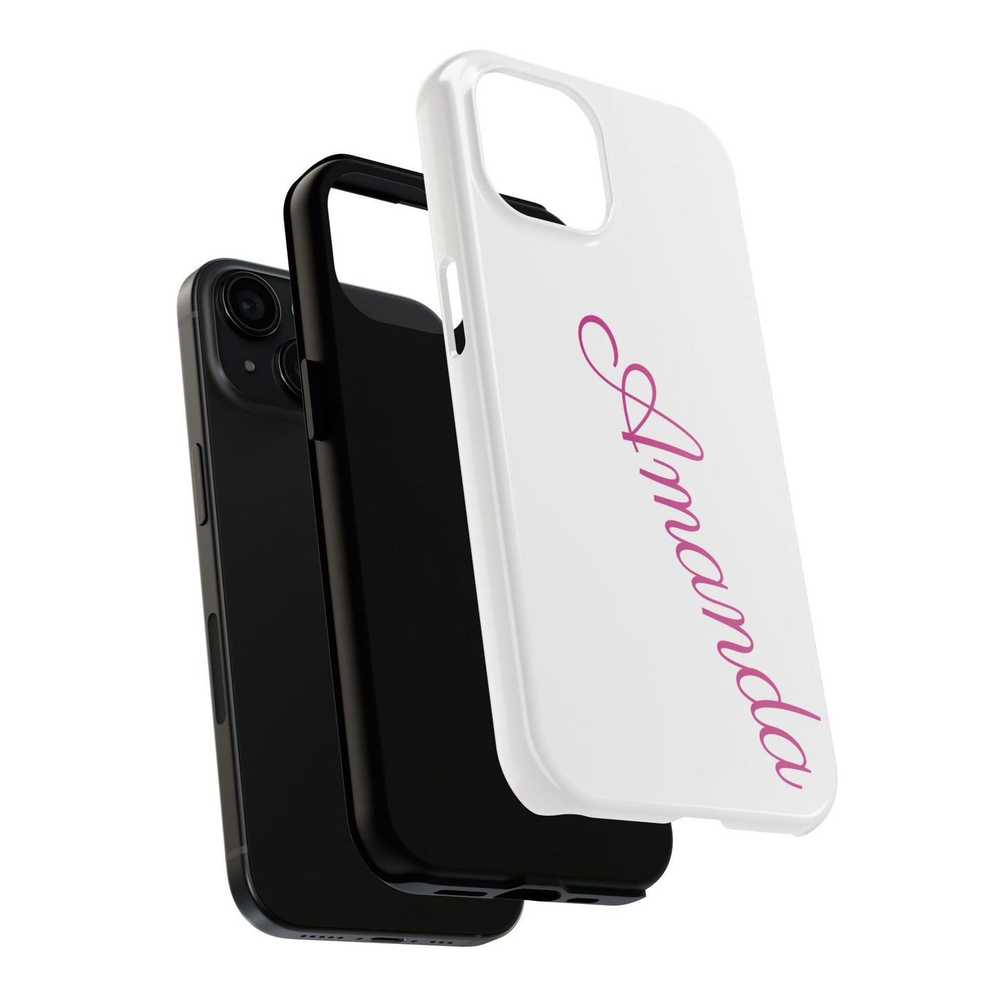 Personalized Tough Phone Case, Custom Name Phone Cover, Durable Mobile Case, Stylish Phone Accessory, Gift for Her