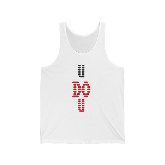 I Love You Unisex Jersey Tank | Summer Apparel, Casual Wear, Gift for Him/Her, Romantic Gift, Statement Shirt