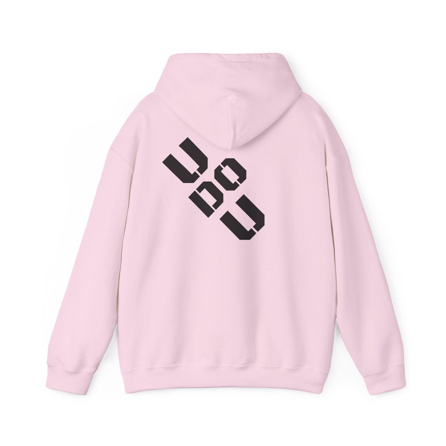 Unisex Heavy Blend Hoodie with Unique 'U DO U' Design, Perfect for Casual Wear, Gift for Friends, and Cozy Nights in