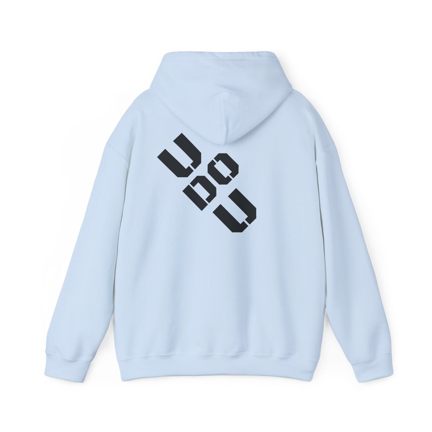 Unisex Heavy Blend Hoodie with Unique 'U DO U' Design, Perfect for Casual Wear, Gift for Friends, and Cozy Nights in