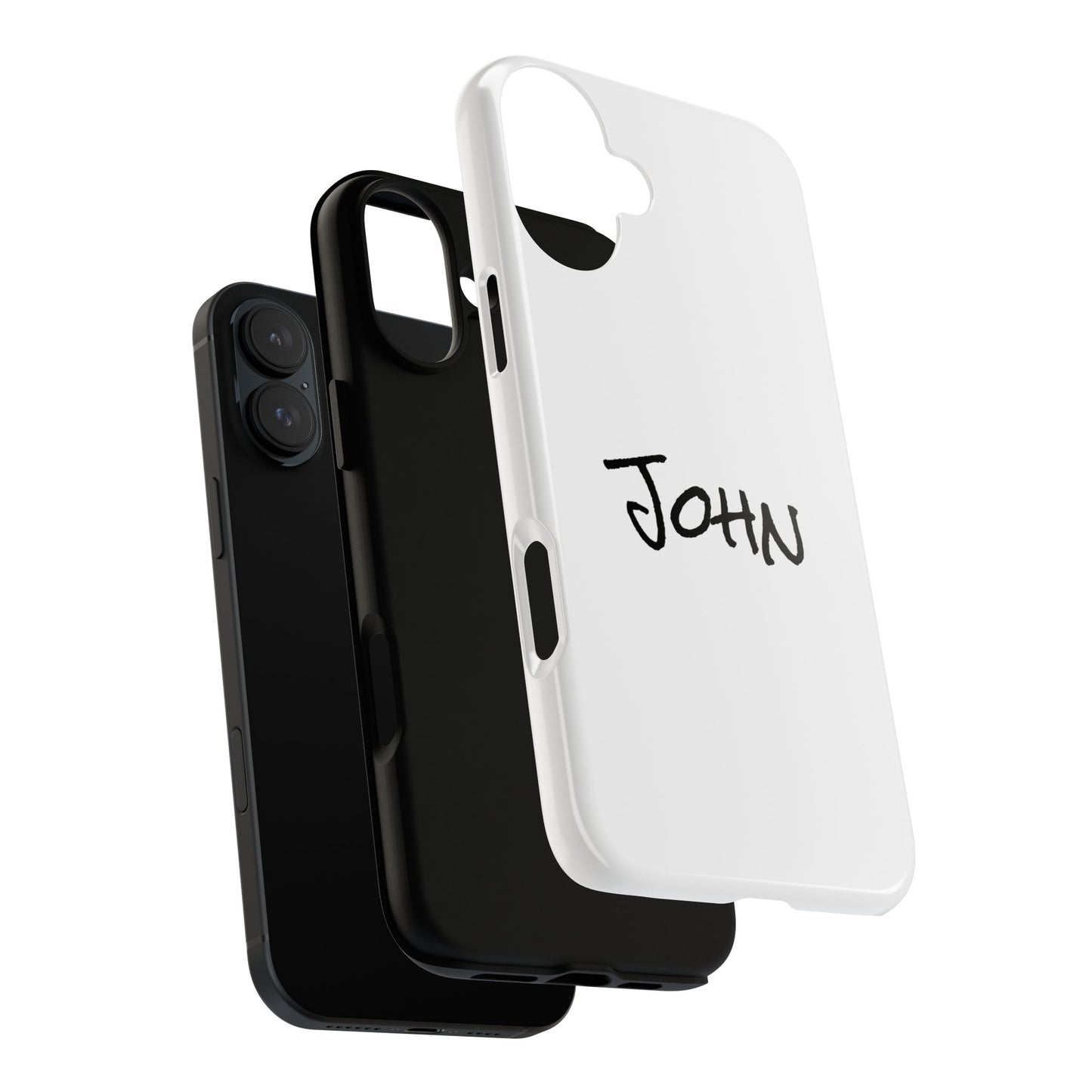 Personalized Phone Case for John, Custom Tough Phone Cover, Gift for Him, Unique Name Case, Durable Mobile Accessory