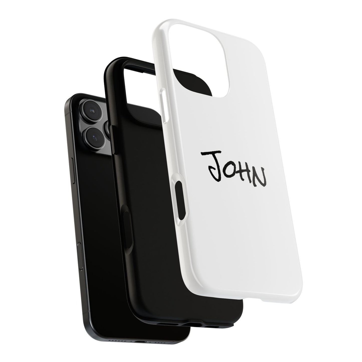 Personalized Phone Case for John, Custom Tough Phone Cover, Gift for Him, Unique Name Case, Durable Mobile Accessory