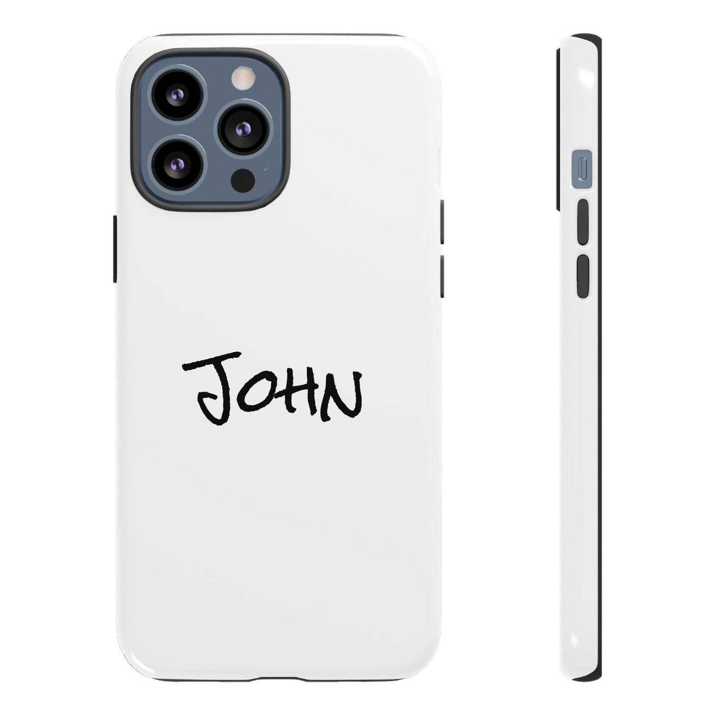 Personalized Phone Case for John, Custom Tough Phone Cover, Gift for Him, Unique Name Case, Durable Mobile Accessory