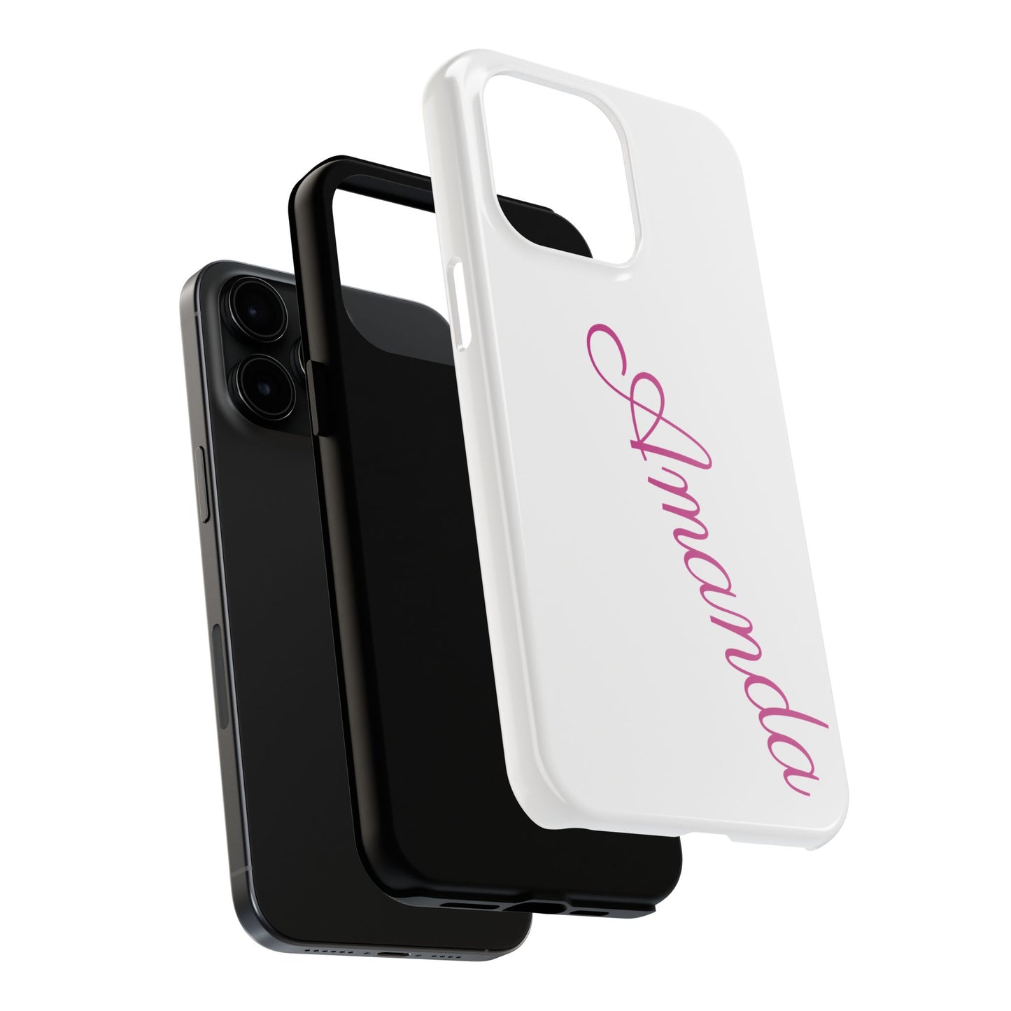 Personalized Tough Phone Case, Custom Name Phone Cover, Durable Mobile Case, Stylish Phone Accessory, Gift for Her