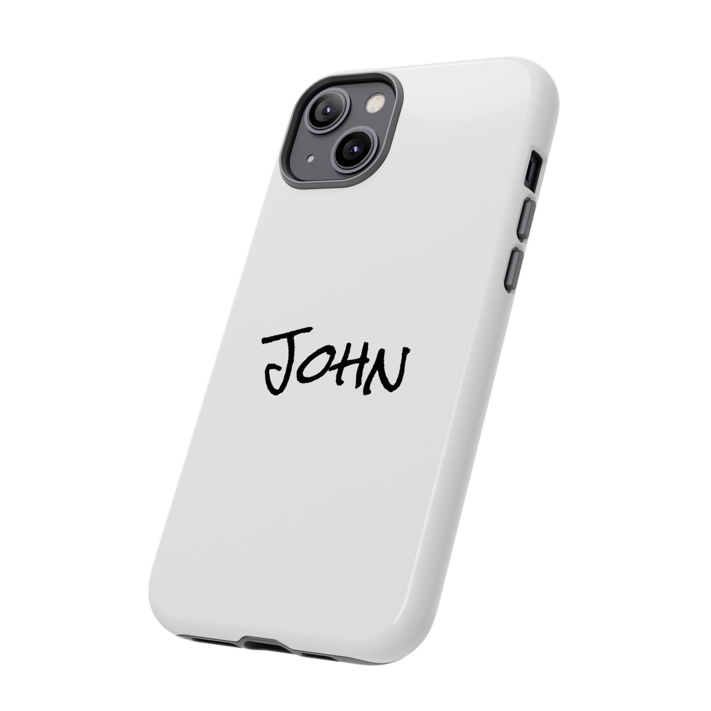Personalized Phone Case for John, Custom Tough Phone Cover, Gift for Him, Unique Name Case, Durable Mobile Accessory