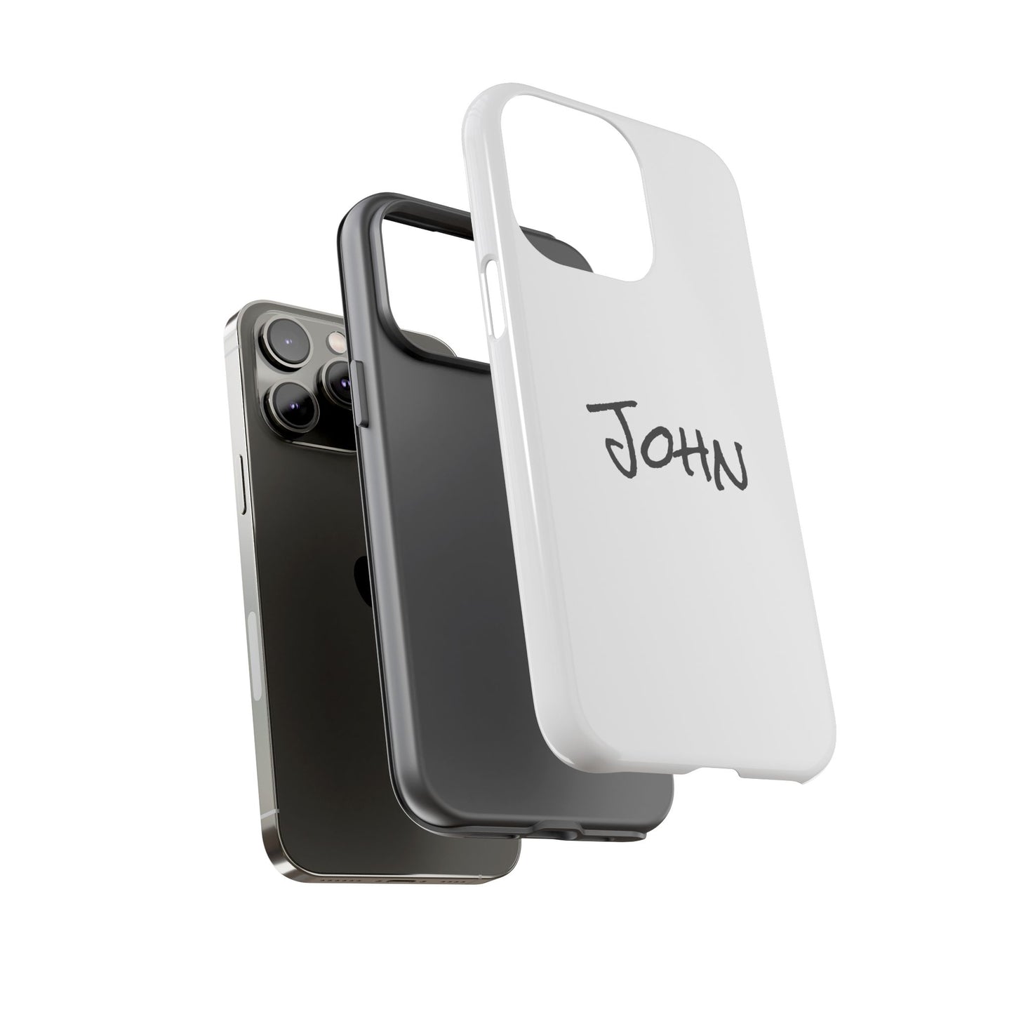 Personalized Phone Case for John, Custom Tough Phone Cover, Gift for Him, Unique Name Case, Durable Mobile Accessory