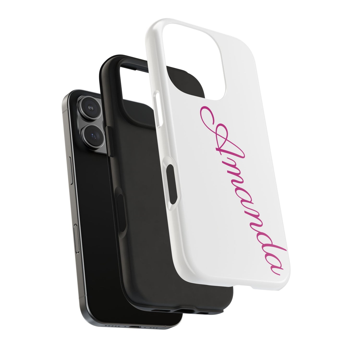Personalized Tough Phone Case, Custom Name Phone Cover, Durable Mobile Case, Stylish Phone Accessory, Gift for Her
