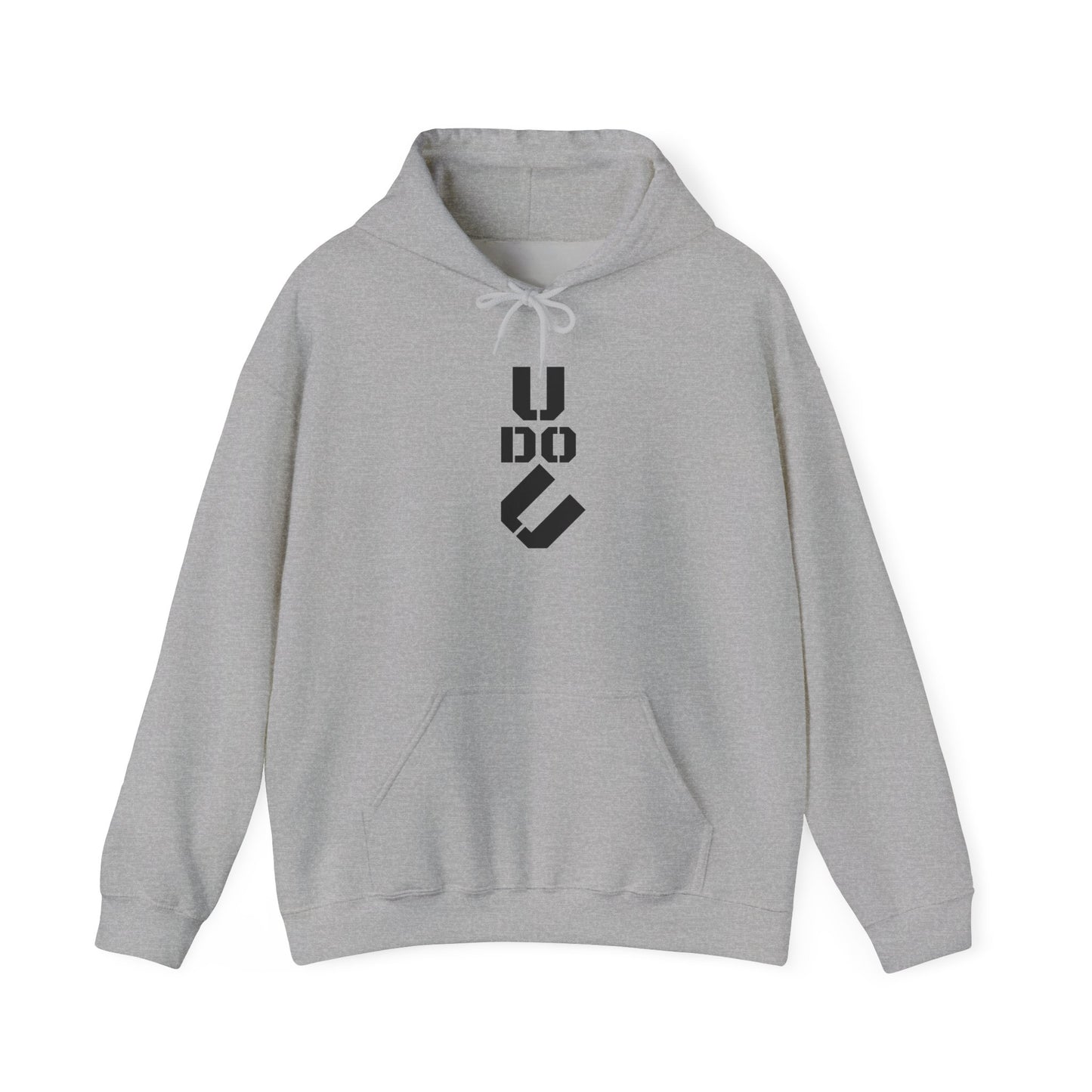 Unisex Heavy Blend Hoodie with Unique 'U DO U' Design, Perfect for Casual Wear, Gift for Friends, and Cozy Nights in