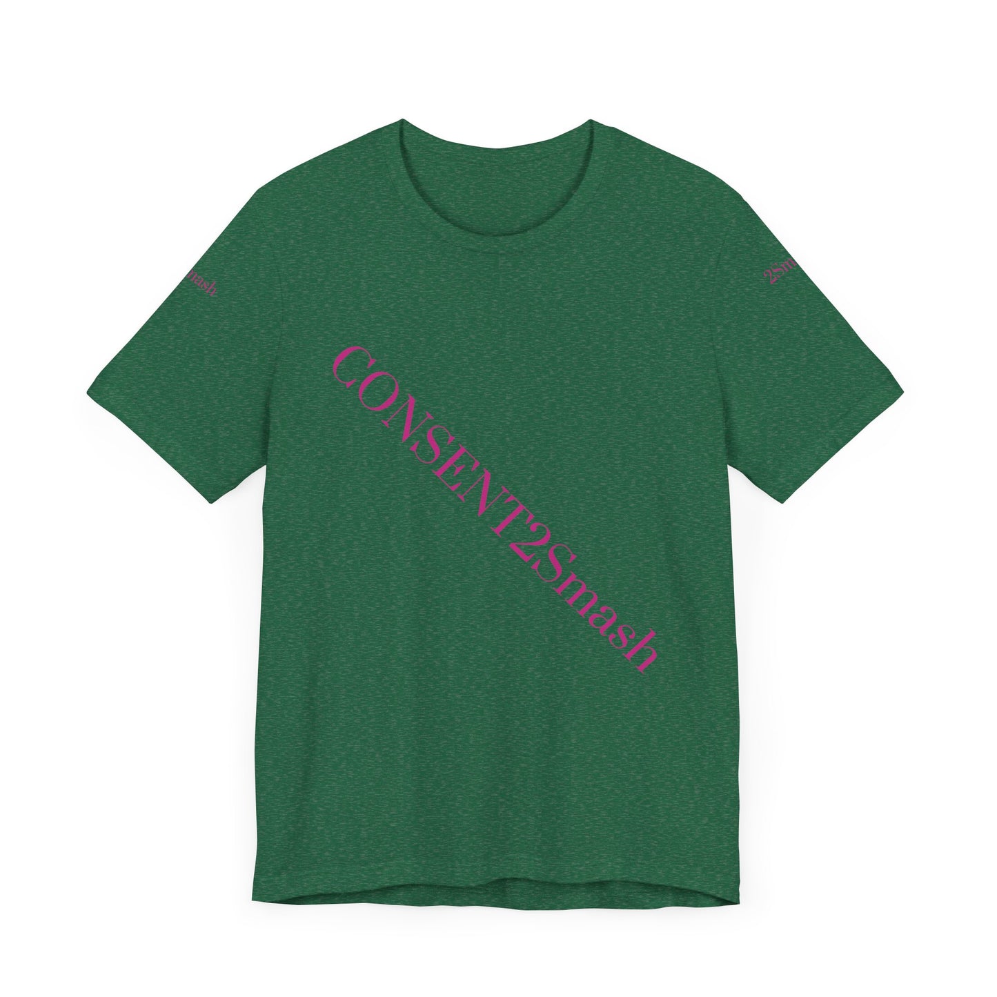 Consent 2 Smash Tee - Unisex Jersey Short Sleeve T-Shirt, Empowerment Apparel, Gender Equality, Affirmative Consent, LGBTQ+ Pride