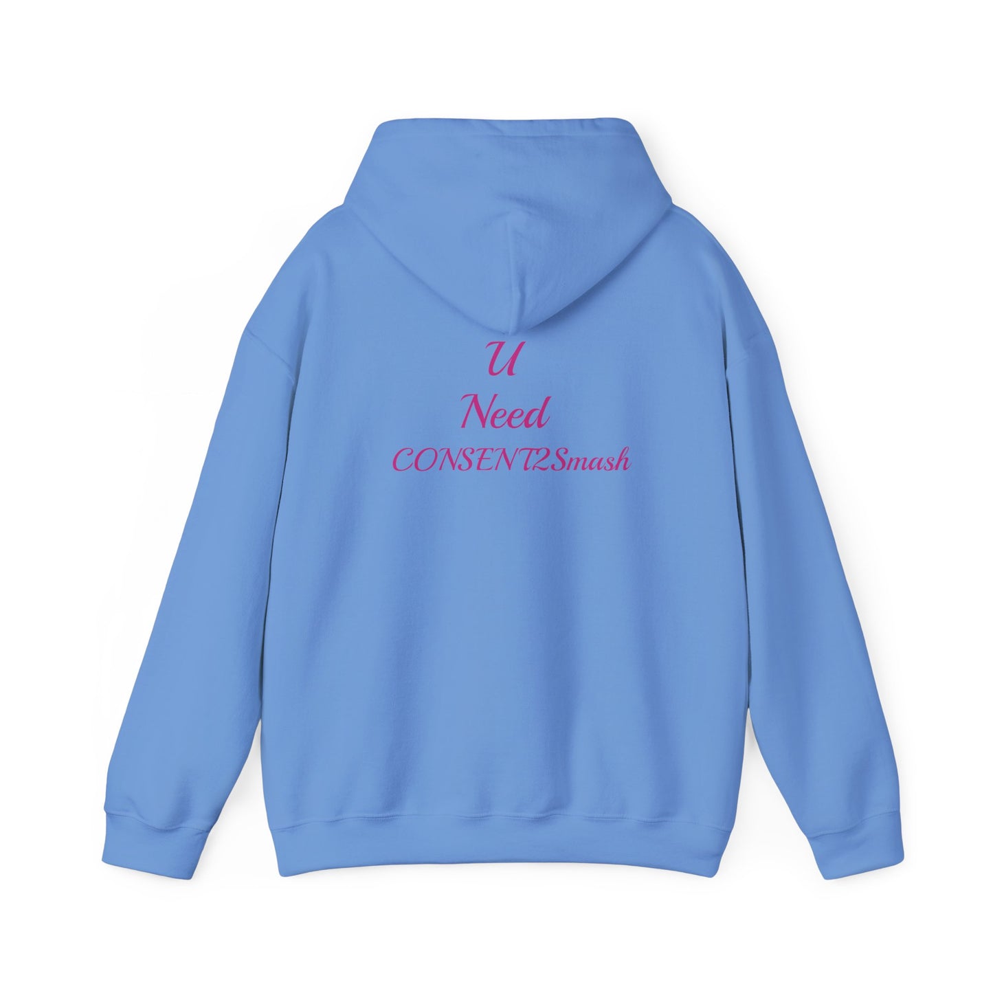 Consent to Smash Hooded Sweatshirt, Cozy Hoodie, Unisex Casual Wear, Streetwear, Gifts for Friends, Fun Party Outfit, Statements