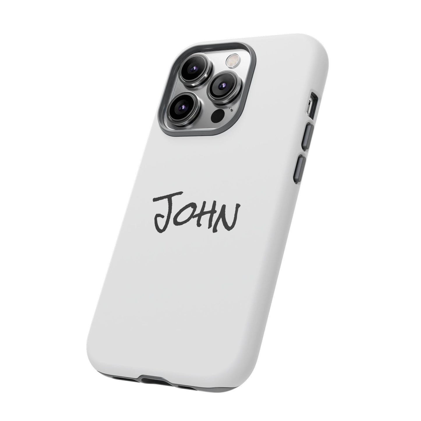 Personalized Phone Case for John, Custom Tough Phone Cover, Gift for Him, Unique Name Case, Durable Mobile Accessory