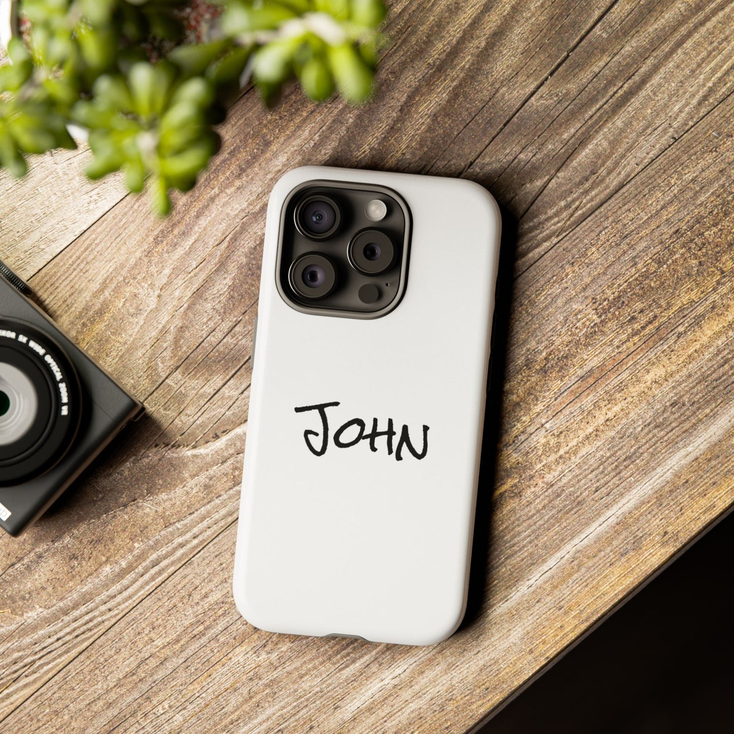 Personalized Phone Case for John, Custom Tough Phone Cover, Gift for Him, Unique Name Case, Durable Mobile Accessory