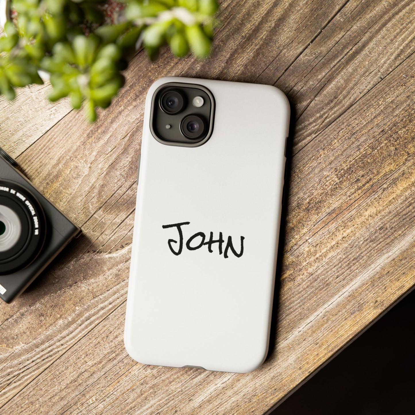 Personalized Phone Case for John, Custom Tough Phone Cover, Gift for Him, Unique Name Case, Durable Mobile Accessory