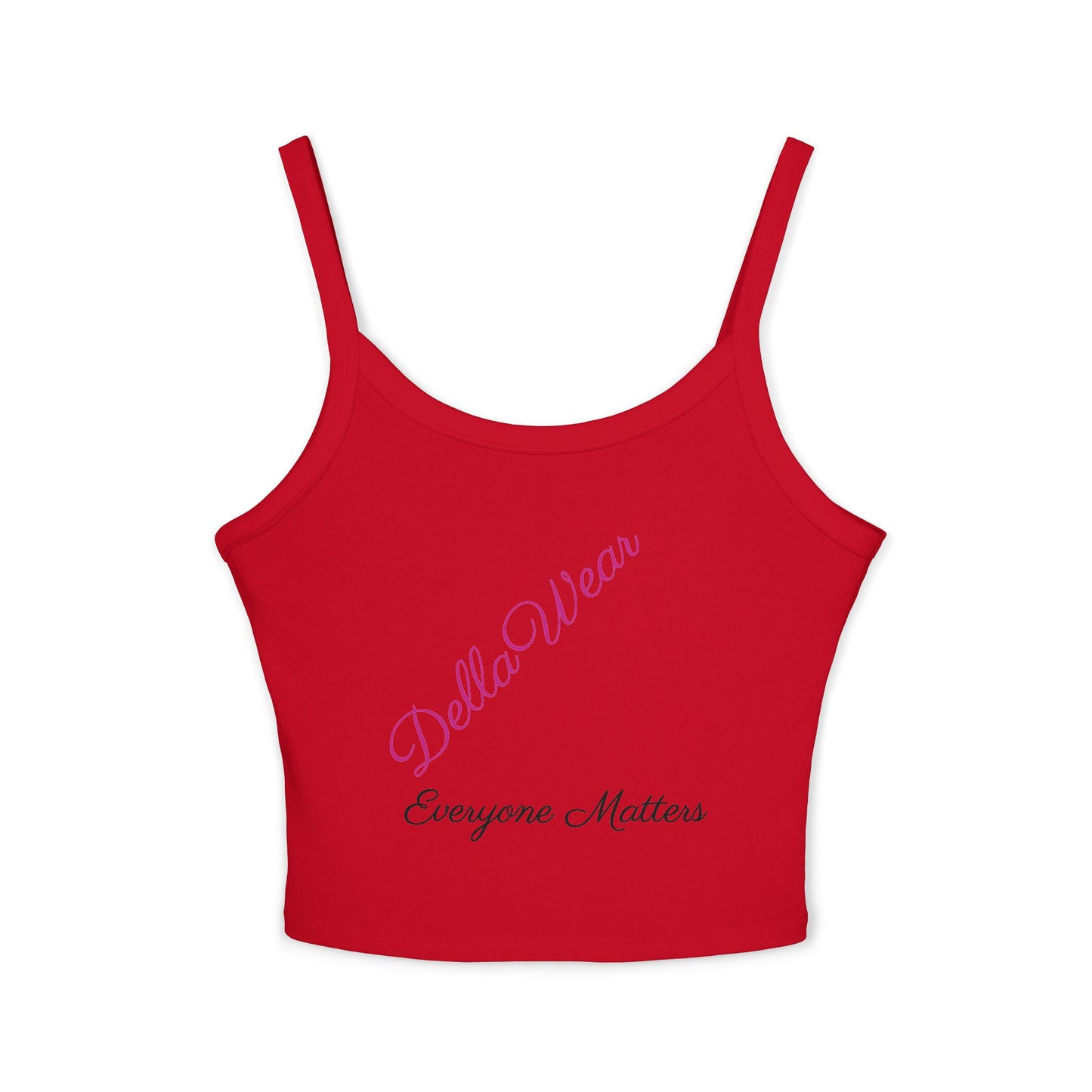 Empowering Spaghetti Strap Tank Top - Everyone Matters, Women's Fashion, Summer Wear, Gifts for Her, Motivational Apparel