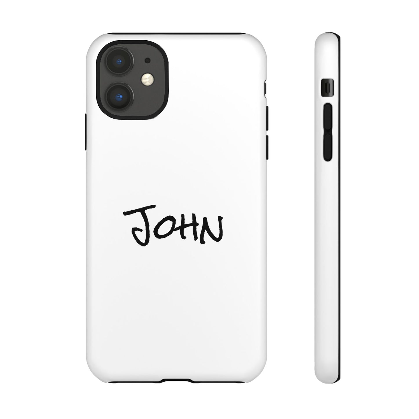 Personalized Phone Case for John, Custom Tough Phone Cover, Gift for Him, Unique Name Case, Durable Mobile Accessory