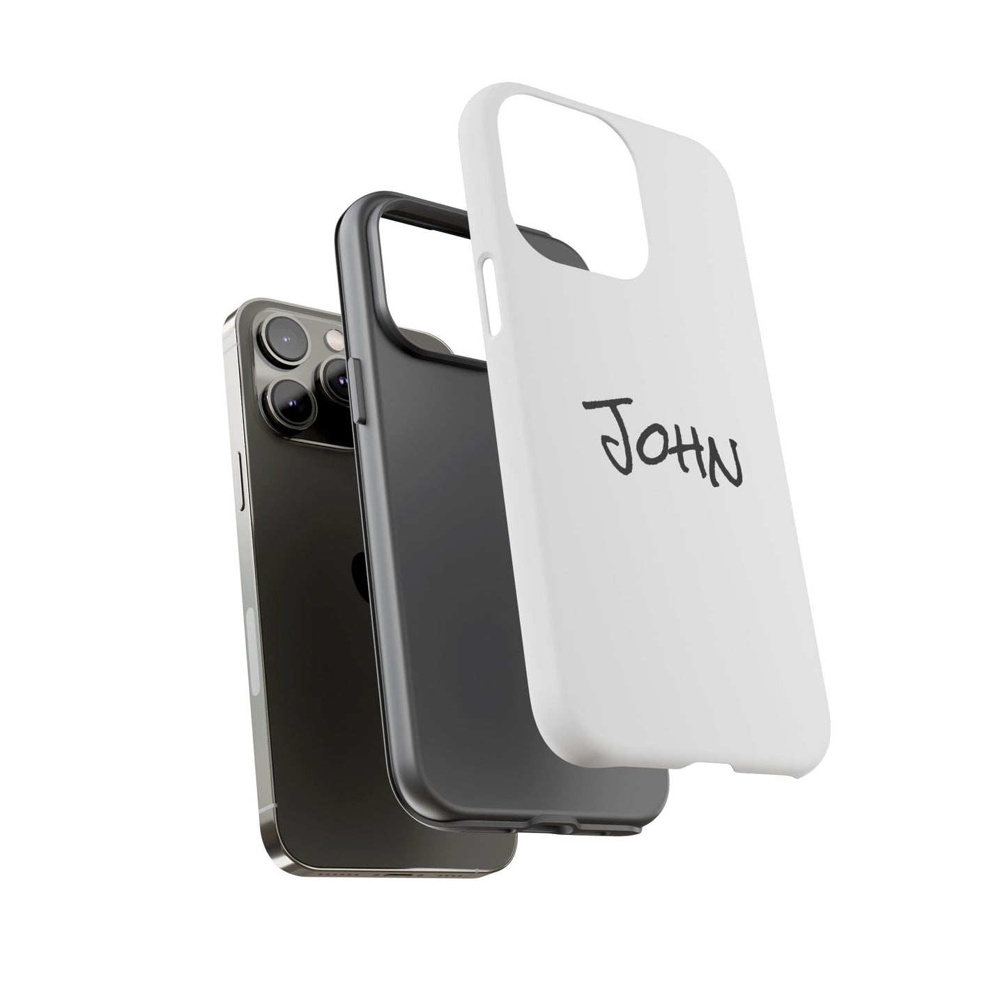Personalized Phone Case for John, Custom Tough Phone Cover, Gift for Him, Unique Name Case, Durable Mobile Accessory