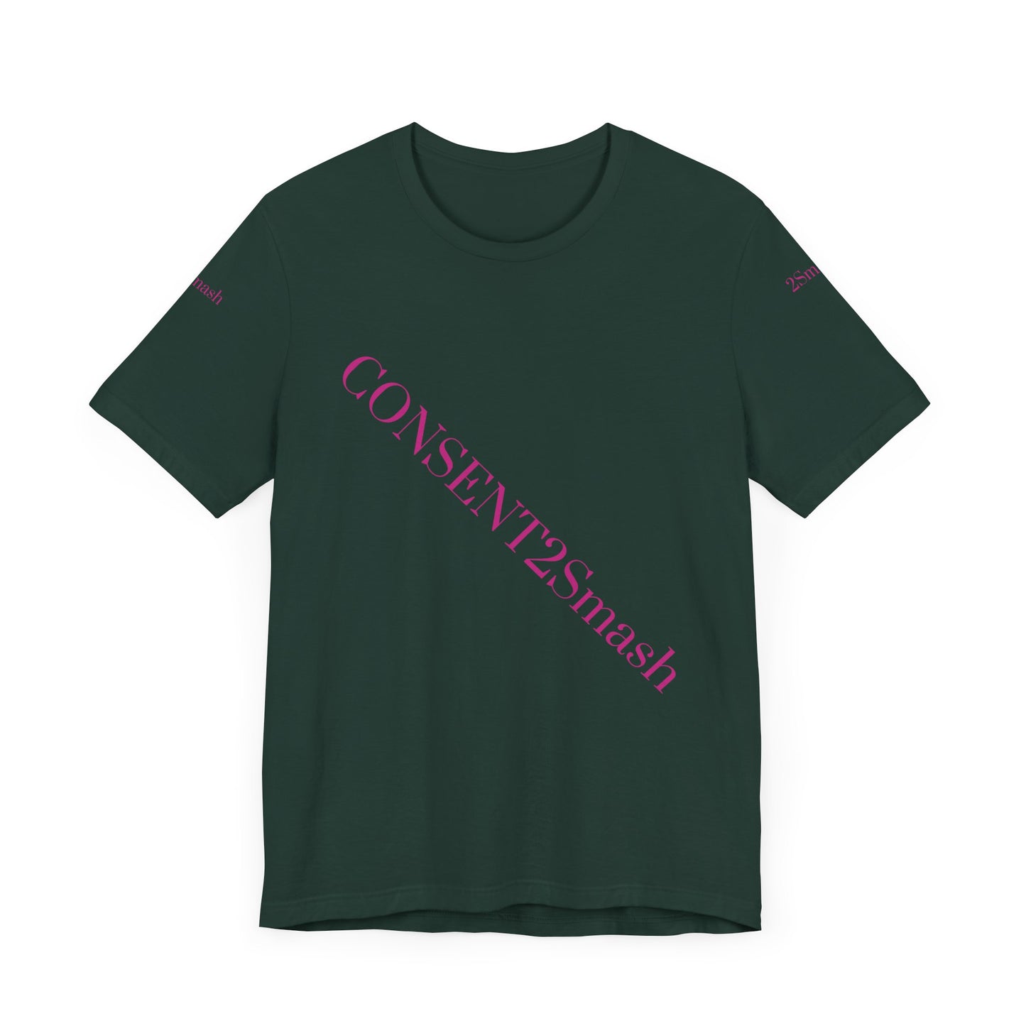 Consent 2 Smash Tee - Unisex Jersey Short Sleeve T-Shirt, Empowerment Apparel, Gender Equality, Affirmative Consent, LGBTQ+ Pride