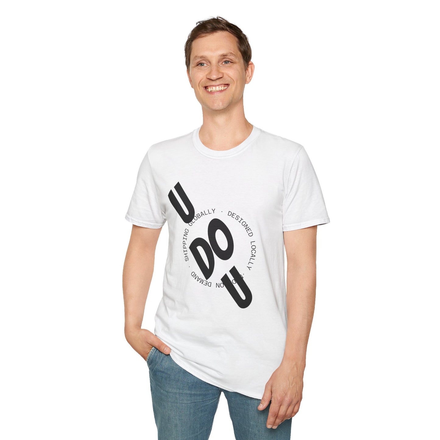 Unisex Softstyle T-Shirt with Unique Typography Design, Casual Wear, Graphic Tee, Trendy Apparel, Perfect Gift, Everyday Fashion