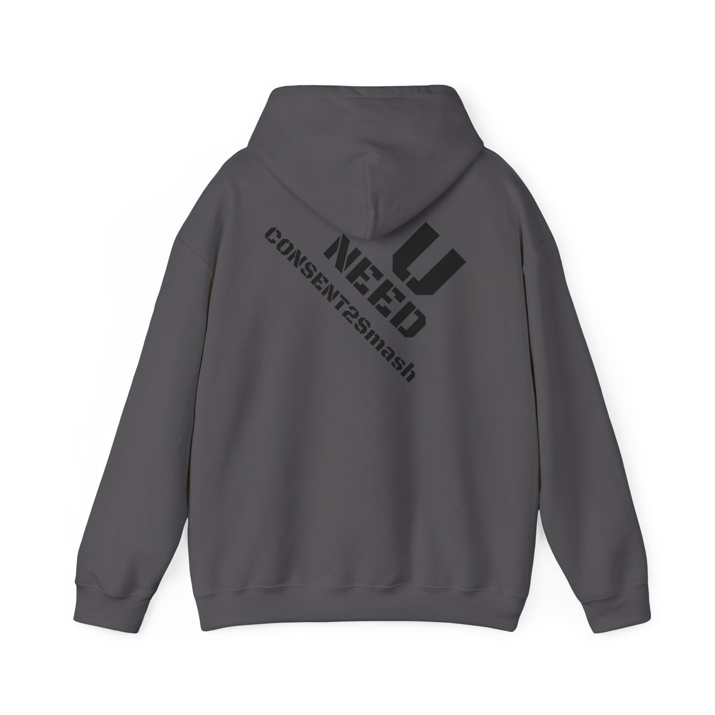 Consent to Smash Hoodie | Unisex Heavy Blend Sweater, Casual Wear, Gift for Gamers, Streetwear Hoodie, Unique Trendy Clothing