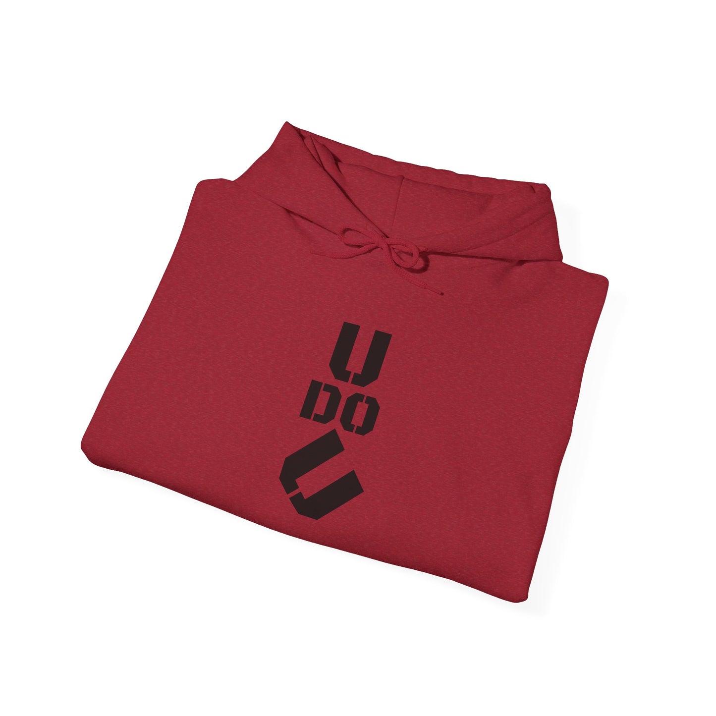Unisex Heavy Blend Hoodie with Unique 'U DO U' Design, Perfect for Casual Wear, Gift for Friends, and Cozy Nights in