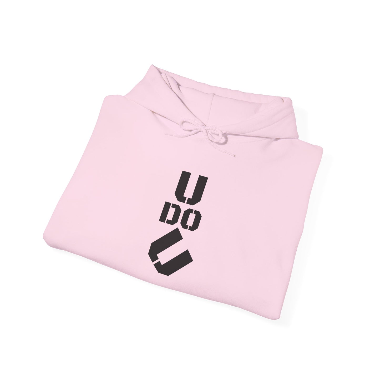 Unisex Heavy Blend Hoodie with Unique 'U DO U' Design, Perfect for Casual Wear, Gift for Friends, and Cozy Nights in