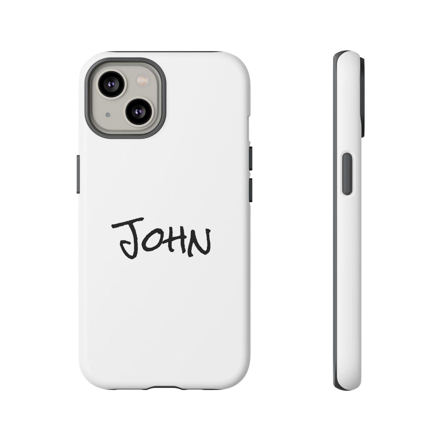 Personalized Phone Case for John, Custom Tough Phone Cover, Gift for Him, Unique Name Case, Durable Mobile Accessory