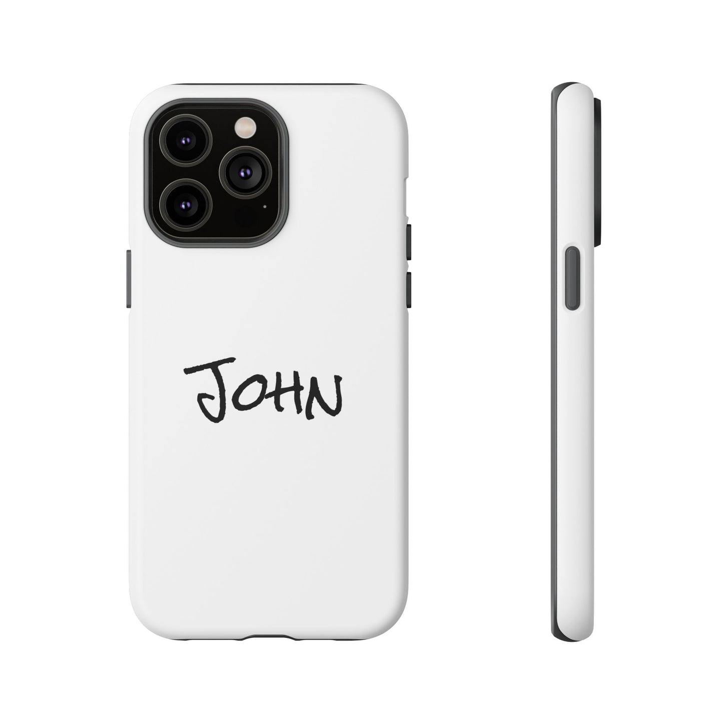 Personalized Phone Case for John, Custom Tough Phone Cover, Gift for Him, Unique Name Case, Durable Mobile Accessory