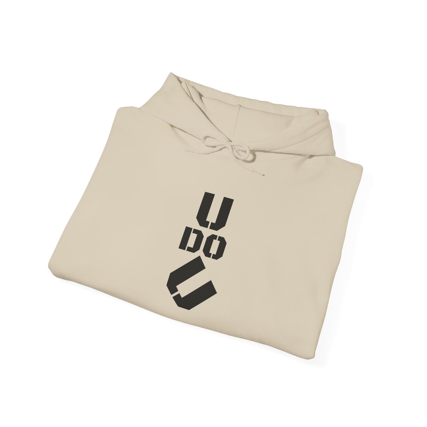 Unisex Heavy Blend Hoodie with Unique 'U DO U' Design, Perfect for Casual Wear, Gift for Friends, and Cozy Nights in
