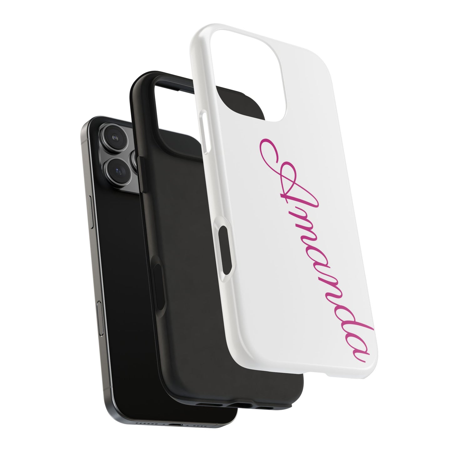 Personalized Tough Phone Case, Custom Name Phone Cover, Durable Mobile Case, Stylish Phone Accessory, Gift for Her