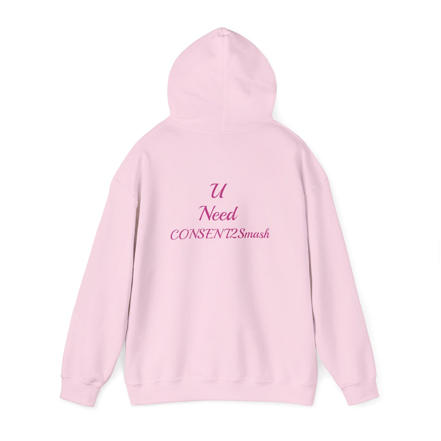 Consent to Smash Hooded Sweatshirt, Cozy Hoodie, Unisex Casual Wear, Streetwear, Gifts for Friends, Fun Party Outfit, Statements