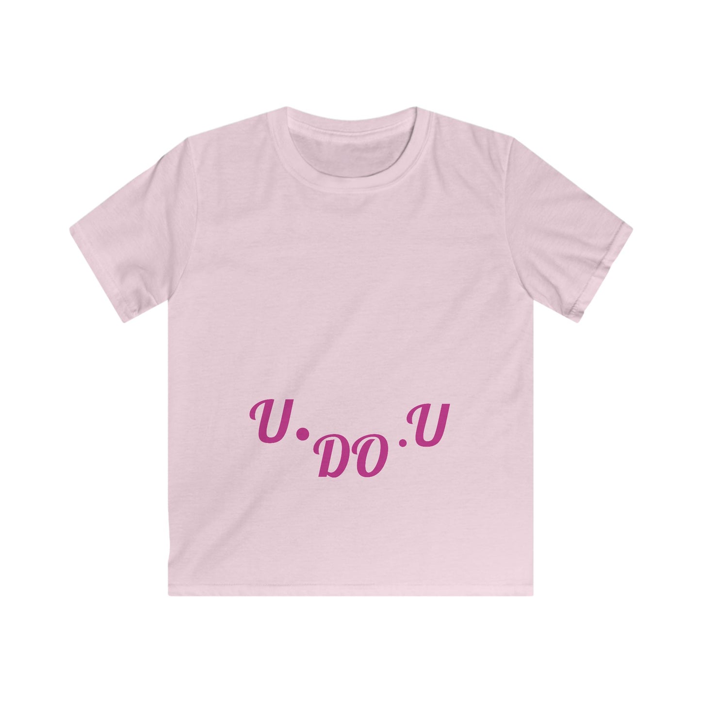 Kids Positive Affirmation Tee - U.DO.U, Youth Inspirational Shirt, Birthday Gift for Kids, Cute Graphic Tee, Fun Summer Outfit
