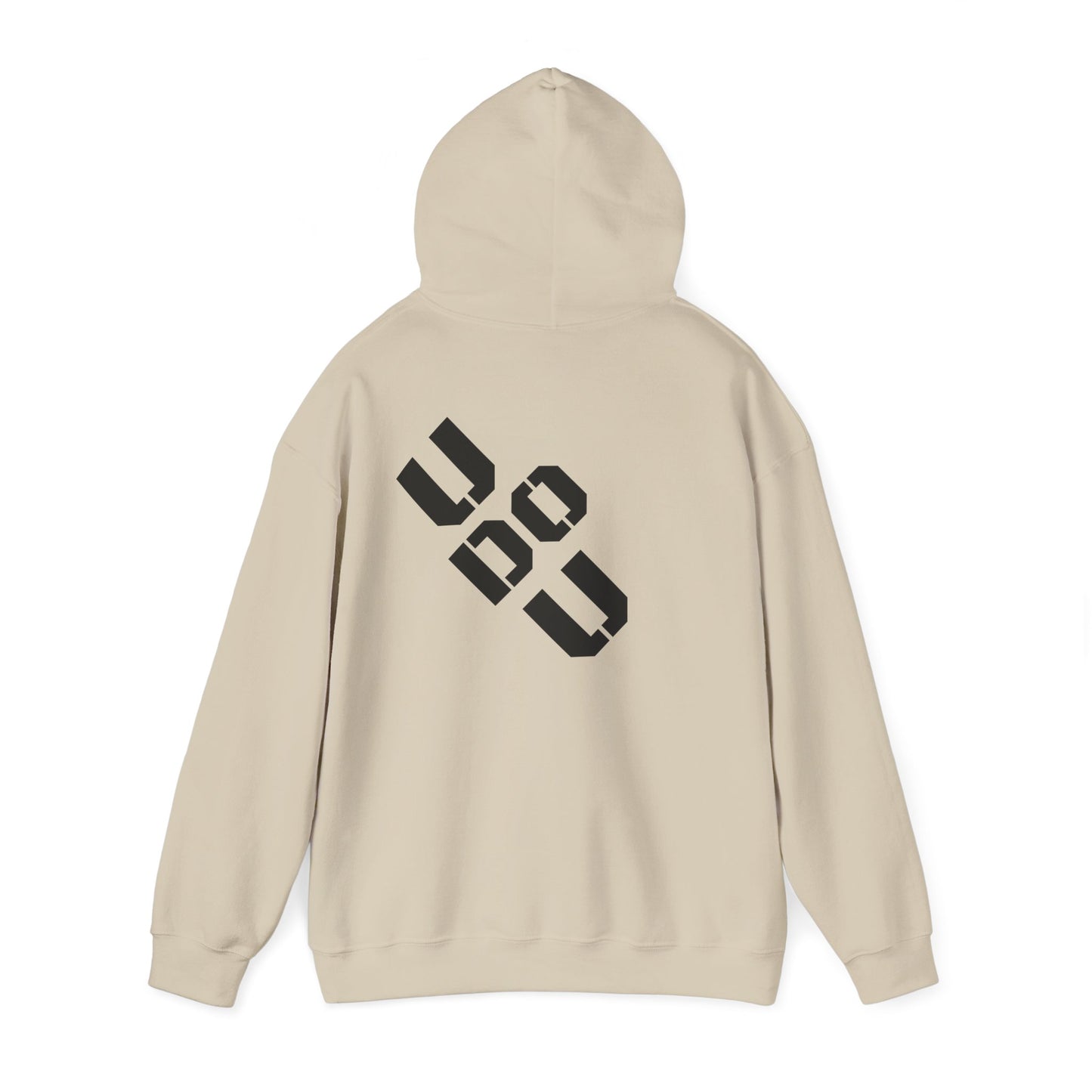 Unisex Heavy Blend Hoodie with Unique 'U DO U' Design, Perfect for Casual Wear, Gift for Friends, and Cozy Nights in