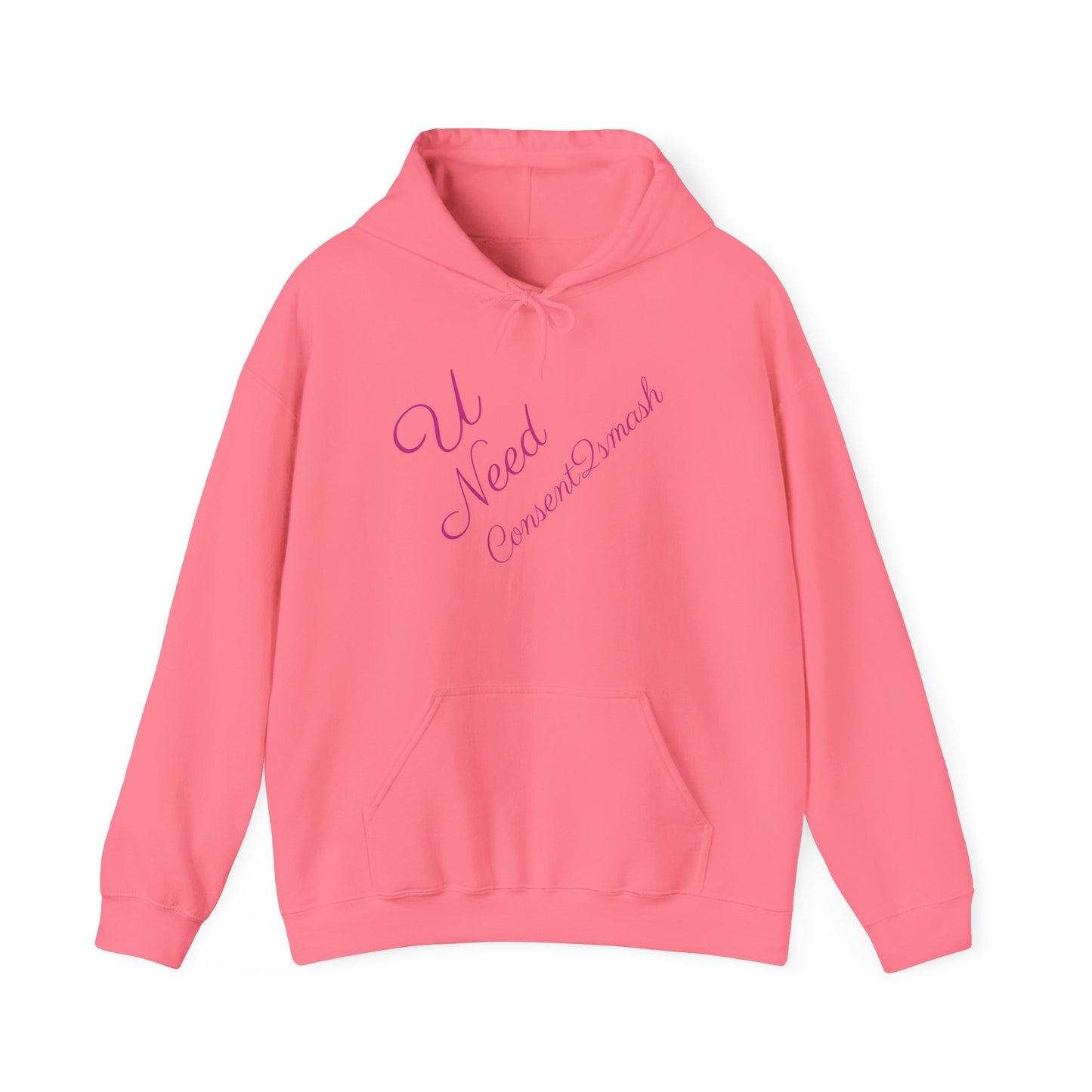 Consent to Smash Hooded Sweatshirt, Cozy Hoodie, Unisex Casual Wear, Streetwear, Gifts for Friends, Fun Party Outfit, Statements